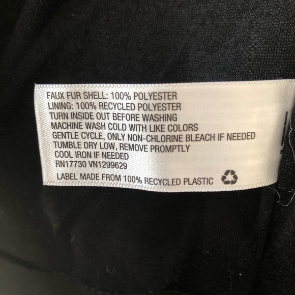 SALE 🚨 Wild Fable Sherpa Jacket NWT Black Butterfly Print - XS - Picture 10 of 10